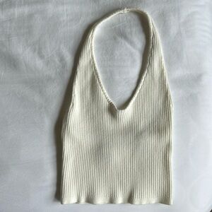 Aritzia Wilfred cropped halter top